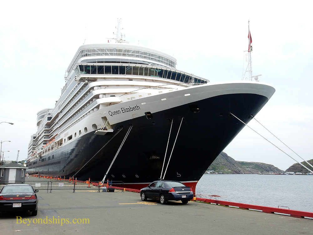 ruise ship Queen Elizabeth in St. John's Newfoundland