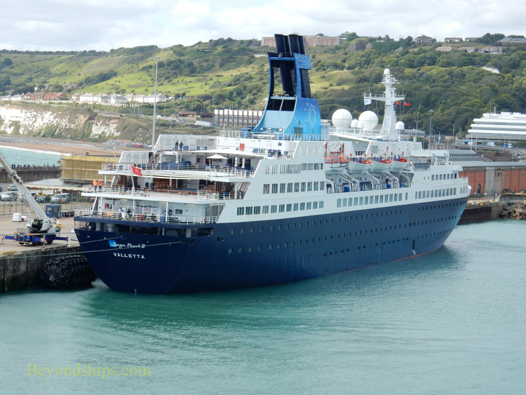 Cruise ship Saga Pearl 2 in Dover England