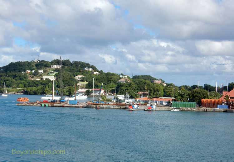 Pointe Seraphine berth #1 St Lucia under construction