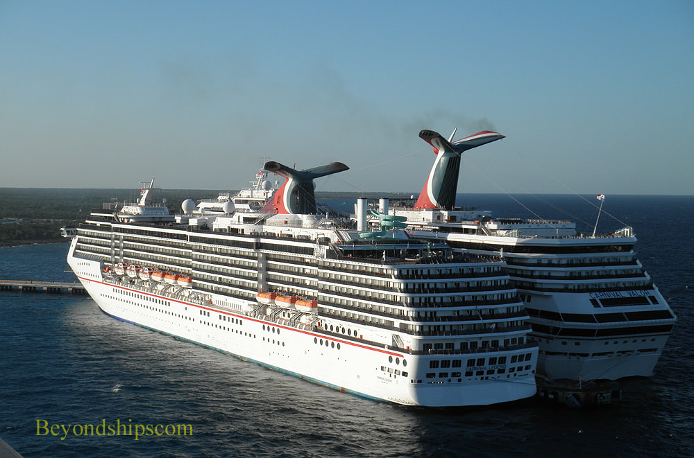 Cruise ships Carnival Legend and Carnival Valor