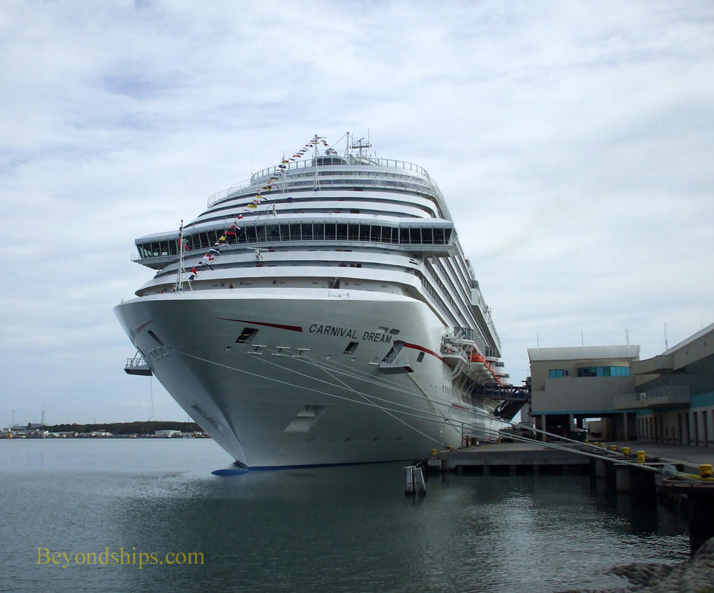 Cruise ship Carnival Dream at the Port Canaveral cruise port
