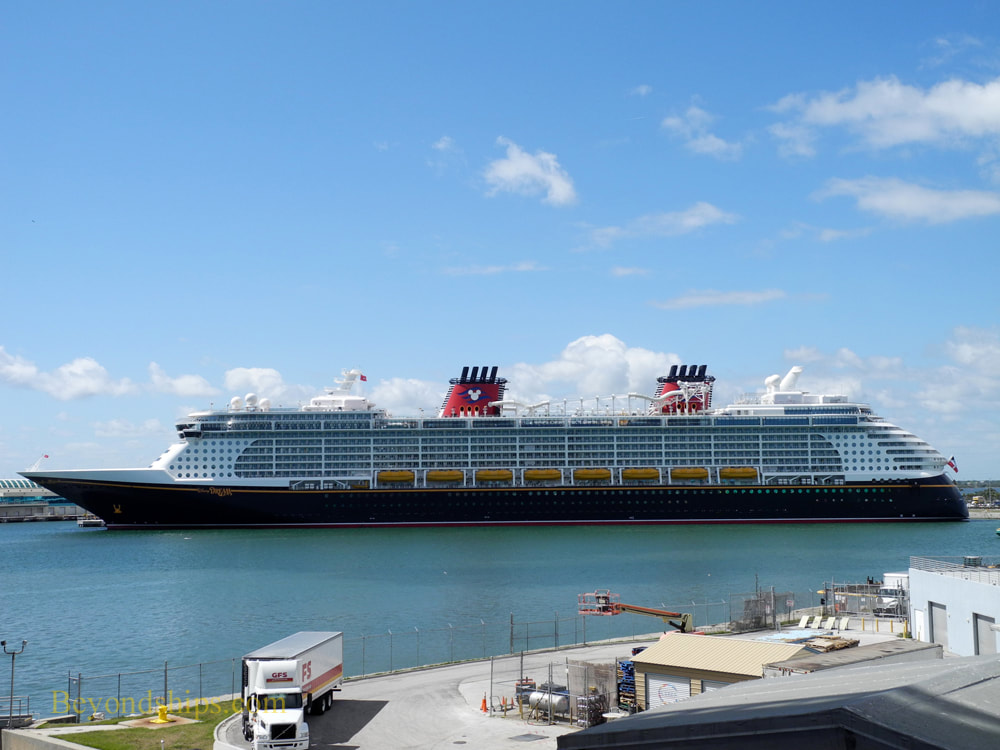 Cruise ship Disney Dream at the Port Canaveral cruise port