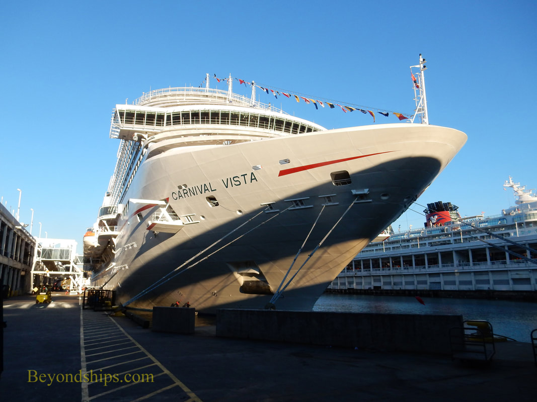 Carnival Vista cruise ship at Manhattan Cruise Terminal, Passenger Ship Terminal