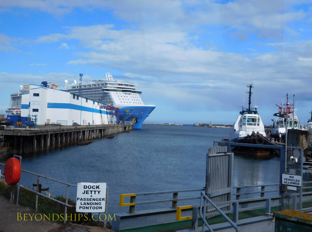Cruise ship Norwegian Breakaway in Portland, England