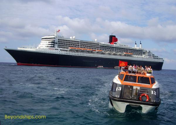 Queen Mary 2 at Princess Cays